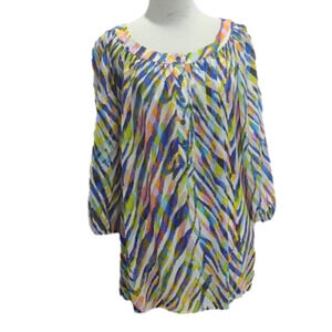 TRINA Turk 100% Silk Water Color design